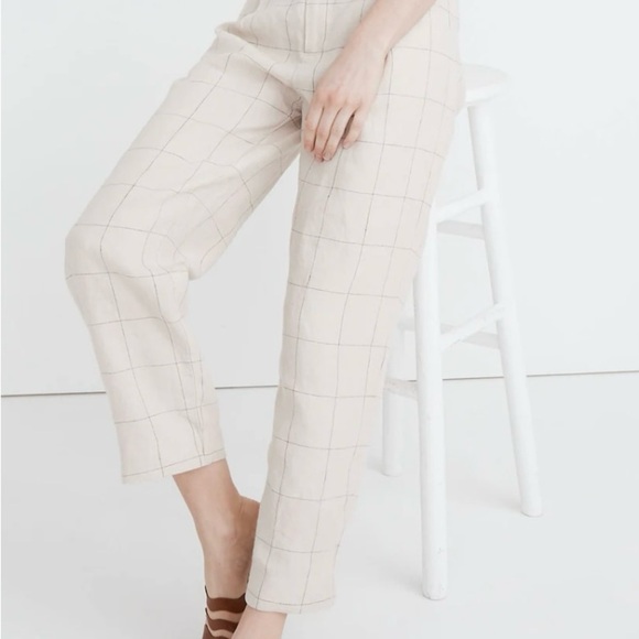 Madewell Cream Ankle Cropped Pants & Jumpsuits - Picture 2 of 8